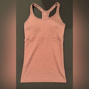 Lululemon Tan Ribbed Tank Top
